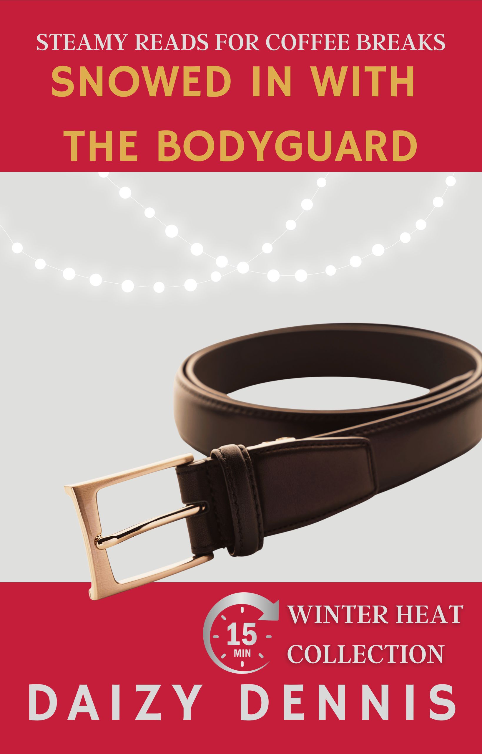 Book cover for Snowed in with the Bodyguard